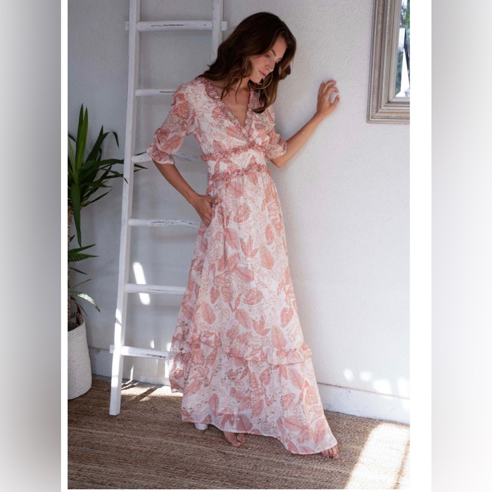 BTFL-life tiered maxi dress